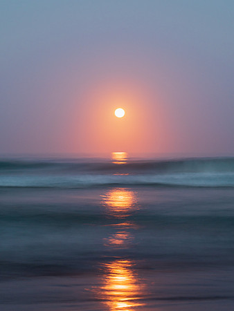 Moonrise Abstract