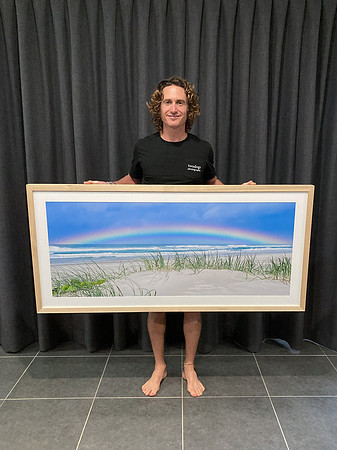 "Radiance" Fine art print in a natural oak frame with non-reflective glass