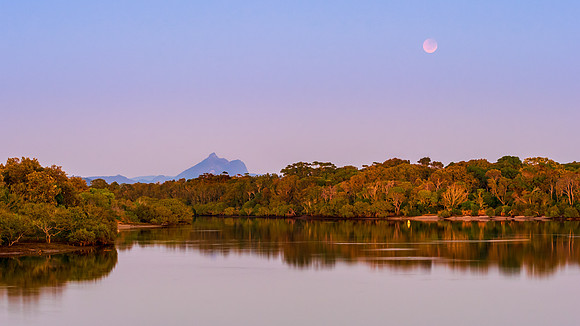 Blood Moon Setting