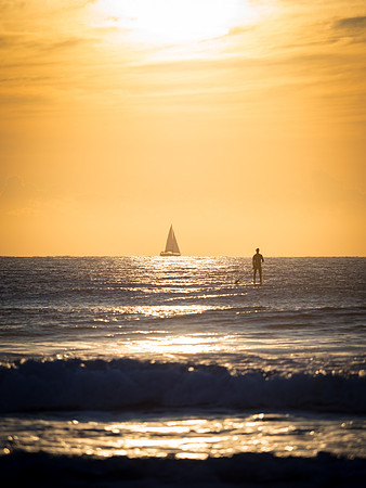 Paddle Board Sunrise